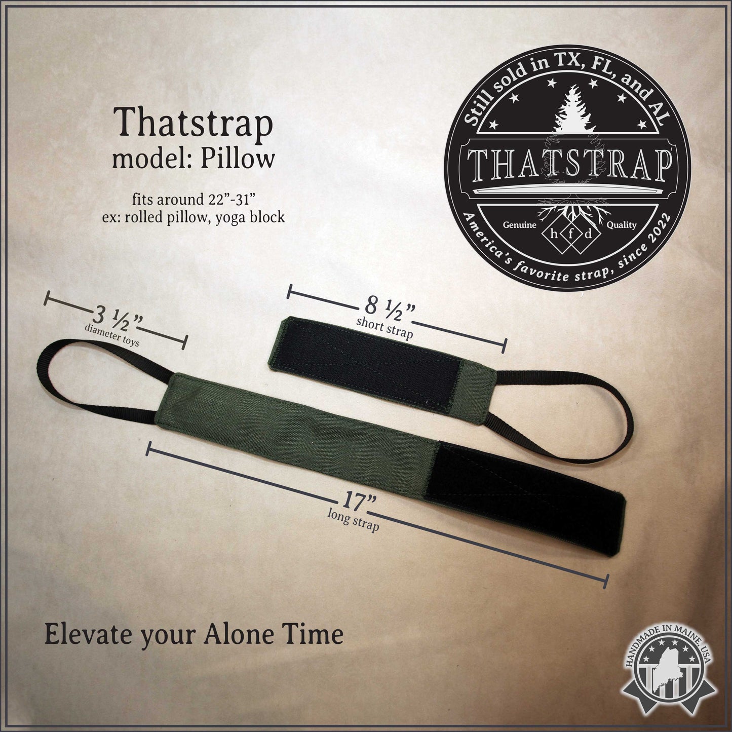 ThatStrap Hands-free Toy Holder – Secure Flared-base Dildo Mount for Riding Roommate and Dorm Essentials | Adjustable Adult Sex Toy Adapter for Thrusting, Grinding, and Solo Play