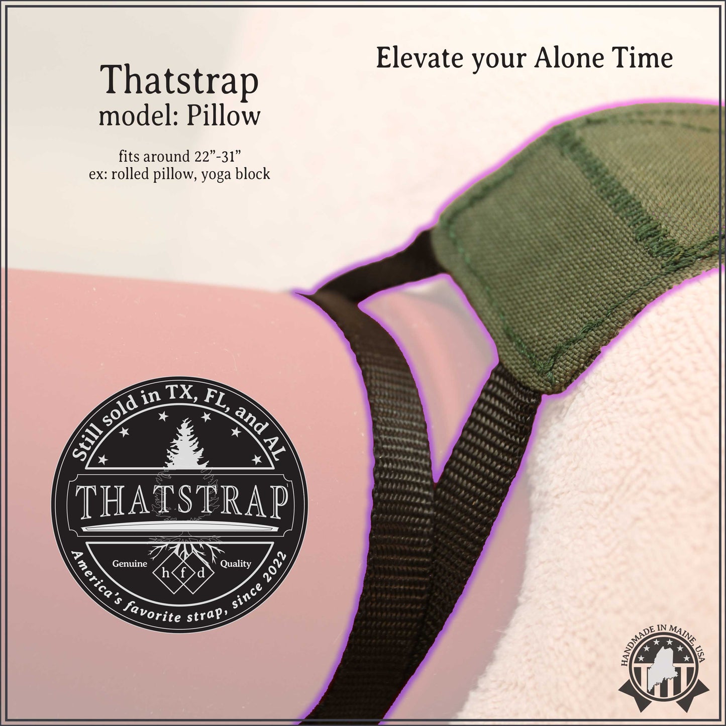 ThatStrap Hands-free Toy Holder – Secure Flared-base Dildo Mount for Riding Roommate and Dorm Essentials | Adjustable Adult Sex Toy Adapter for Thrusting, Grinding, and Solo Play